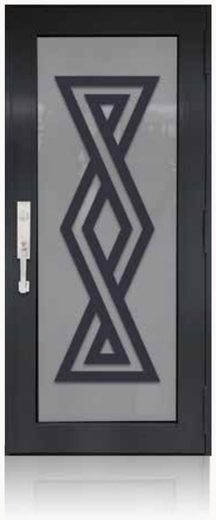 Single Bronze № 27 — decorative door panel design TD-SD-B27