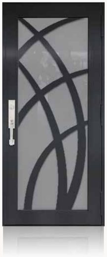 Single Bronze № 48 — decorative door panel design TD-SD-B48