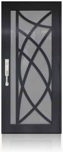 Single Bronze № 58 — decorative door panel design TD-SD-B58