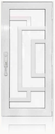 Single White № 05 — decorative door panel design TD-SD-W05