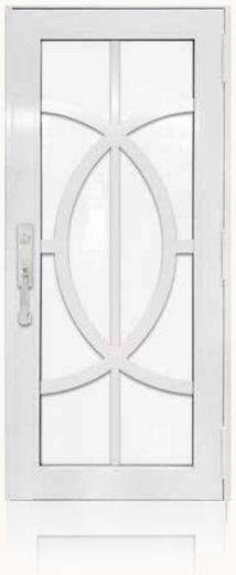 Single White № 09 — decorative door panel design TD-SD-W09