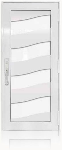 Single White № 12 — decorative door panel design TD-SD-W12