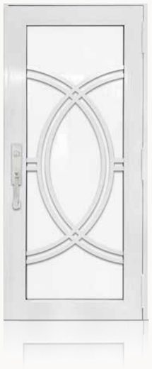 Single White № 13 — decorative door panel design TD-SD-W13