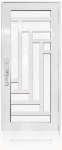 Single White № 18 — decorative door panel design TD-SD-W18