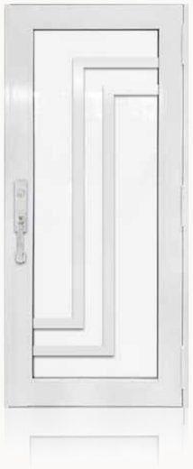 Single White № 35 — decorative door panel design TD-SD-W35