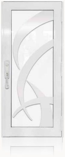 Single White № 38 — decorative door panel design TD-SD-W38