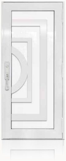 Single White № 40 — decorative door panel design TD-SD-W40