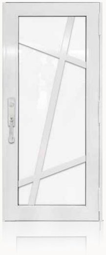 Single White № 46 — decorative door panel design TD-SD-W46