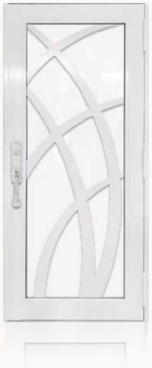 Single White № 48 — decorative door panel design TD-SD-W48