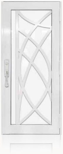 Single White № 58 — decorative door panel design TD-SD-W58