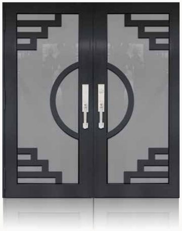 Double Bronze № 12 — decorative door panel design TD-DED-B12