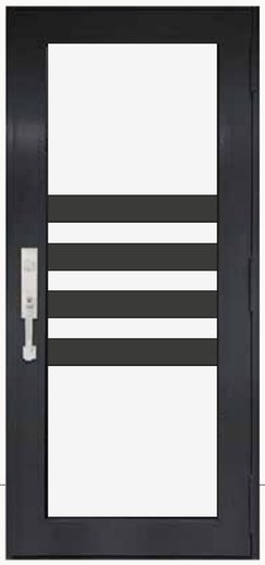 Single Bronze № 89 — decorative door panel design TD-SD-B89