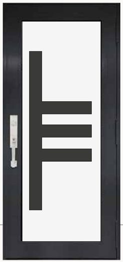 Single Bronze № 91 — decorative door panel design TD-SD-B91