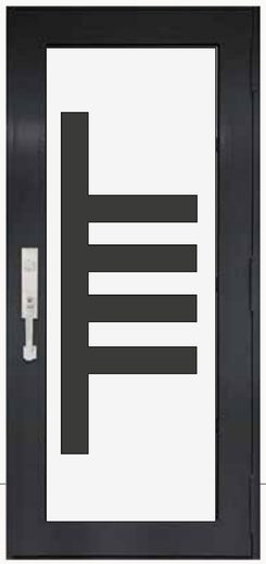 Single Bronze № 92 — decorative door panel design TD-SD-B92