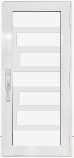 Single White № 66 — decorative door panel design TD-SD-W66