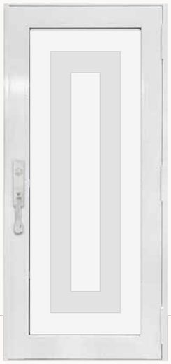 Single White № 82 — decorative door panel design TD-SD-W82