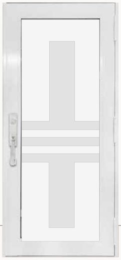Single White № 95 — decorative door panel design TD-SD-W95