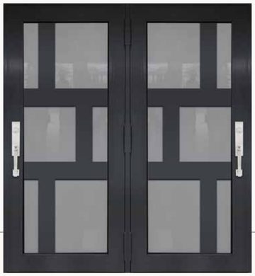 Double Bronze № 24 — decorative door panel design TD-DED-B24