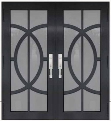Double Bronze № 25 — decorative door panel design TD-DED-B25