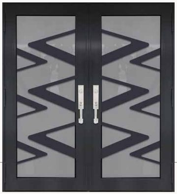 Double Bronze № 34 — decorative door panel design TD-DED-B34