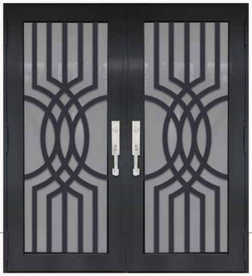 Double Bronze № 39 — decorative door panel design TD-DED-B39