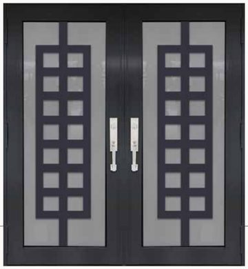 Double Bronze № 41 — decorative door panel design TD-DED-B41