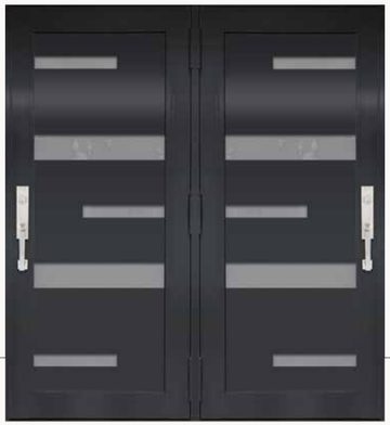 Double Bronze № 53 — decorative door panel design TD-DED-B53