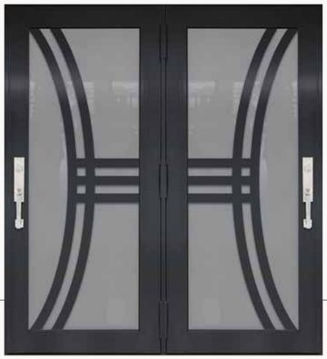 Double Bronze № 69 — decorative door panel design TD-DED-B69