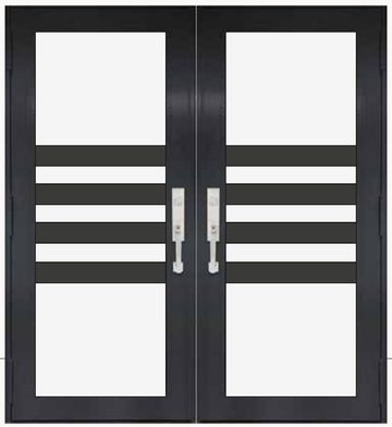 Double Bronze № 90 — decorative door panel design TD-DED-B90