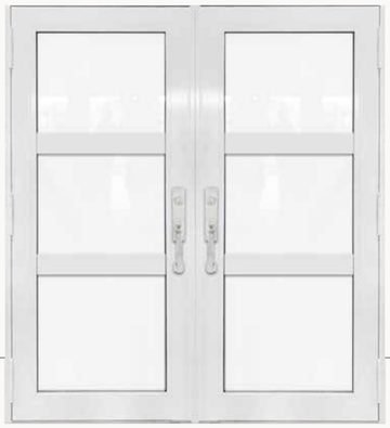 Double White № 52 — decorative door panel design TD-DED-W52