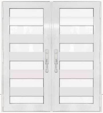 Double White № 60 — decorative door panel design TD-DED-W60