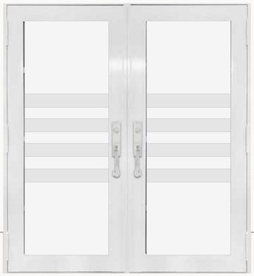 Double White № 90 — decorative door panel design TD-DED-W90